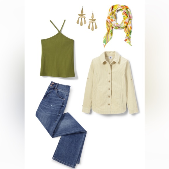 cabi NWT Intersect Tank, Avocado, size MEDIUM, Fall 23 - Picture 7 of 8